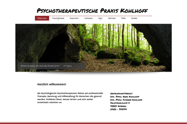 praxis-kohlhoff.de - Psychotherapeut Amberg