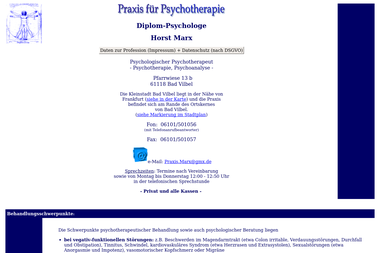 praxis-horst-marx.de - Psychotherapeut Bad Vilbel