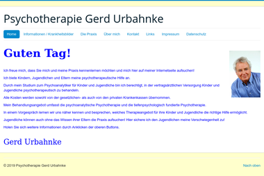 urbahnke-kjp.de - Psychotherapeut Barsinghausen