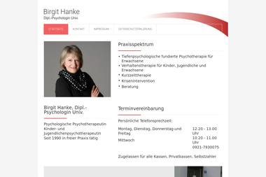hanke-psychotherapie-bayreuth.de - Psychotherapeut Bayreuth
