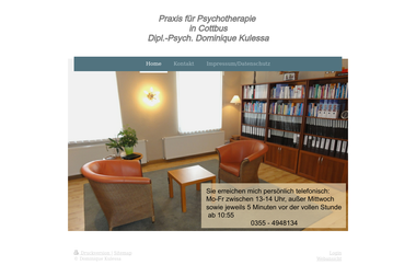 psychotherapie-kulessa.de - Psychotherapeut Cottbus