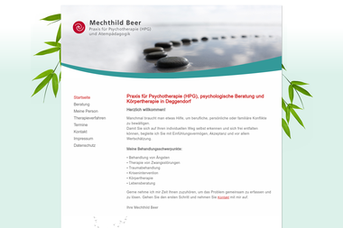 mechthild-beer.de - Psychotherapeut Deggendorf
