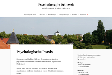 psychotherapie-delitzsch.de - Psychotherapeut Delitzsch