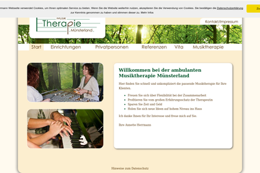 muensterland-musiktherapie.de - Psychotherapeut Emsdetten