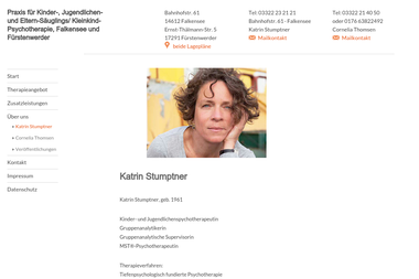 kinder-psychotherapie-falkensee.de/ueber-uns/katrin-stumptner - Psychotherapeut Falkensee