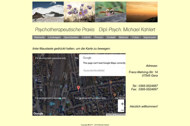 michael-kahlert.de - Psychotherapeut Gera