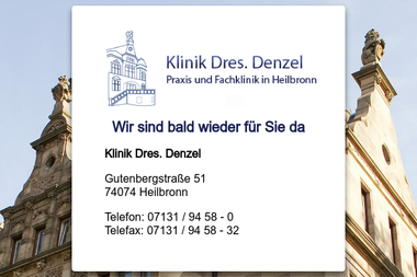 klinik-denzel.de - Psychotherapeut Heilbronn