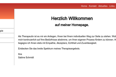 therapie-praxis-schmidt.de - Psychotherapeut Herzogenaurach