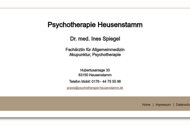 psychotherapie-heusenstamm.de - Psychotherapeut Heusenstamm