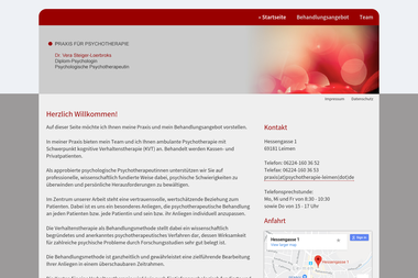 psychotherapie-leimen.de - Psychotherapeut Leimen