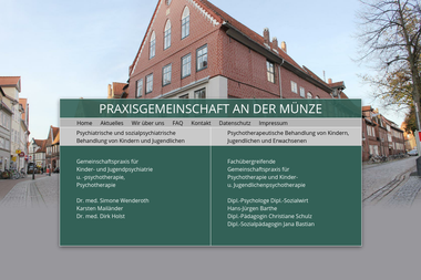 praxis-andermuenze1.de - Psychotherapeut Lüneburg