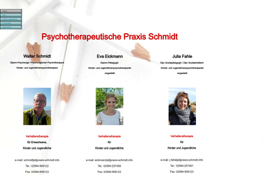 praxis-schmidt.info - Psychotherapeut Marsberg