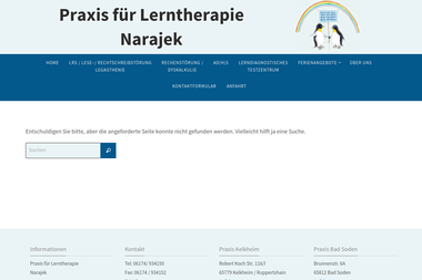 praxis-narajek.de/moerfelden - Psychotherapeut Mörfelden-Walldorf