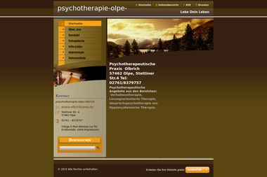 psychotherapie-olpe-olbrich.webnode.com - Psychotherapeut Olpe