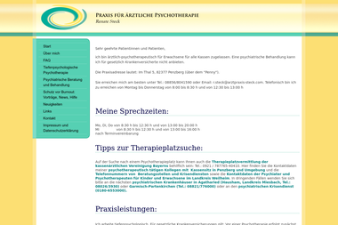 arztpraxis-steck.com - Psychotherapeut Penzberg