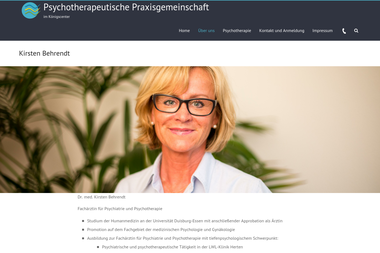 pt-praxen.de/kirsten-behrendt - Psychotherapeut Recklinghausen