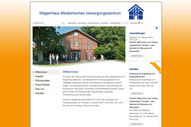 wagenhaus-mvz.de - Psychotherapeut Rendsburg