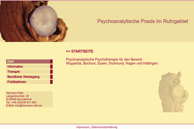 psychoanalyse-rath.de - Psychotherapeut Sprockhövel