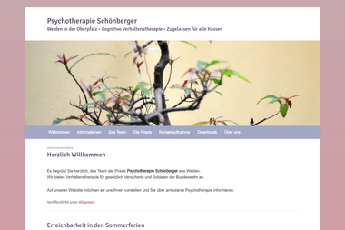 psychotherapie-schoenberger.de - Psychotherapeut Weiden In Der Oberpfalz