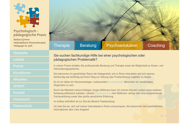 zymner-praxis.de - Psychotherapeut Wesel