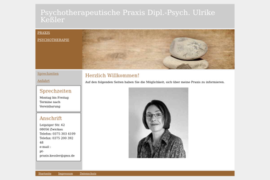 psychotherapie-ulrike-kessler.de - Psychotherapeut Zwickau