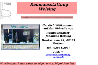 raumausstattung-welsing.de - Raumausstatter Borken