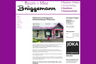 brueggemann-raumausstattung.de - Raumausstatter Gütersloh