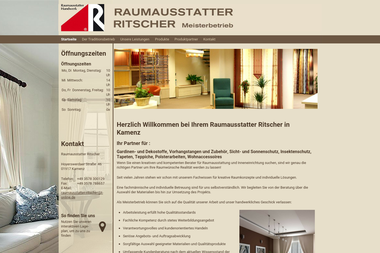 raumausstatter-ritscher.de - Raumausstatter Kamenz