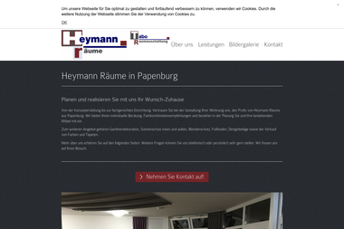 heymann-raumausstattung.de - Raumausstatter Papenburg