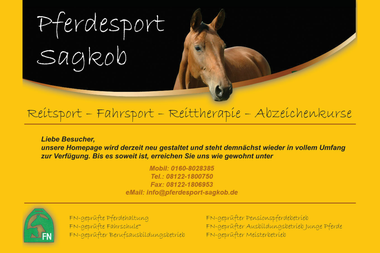pferdesport-sagkob.de - Reitschule Erding