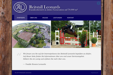reitstall-leonards.de - Reitschule Eschweiler