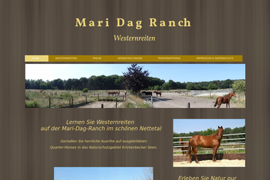 mari-dag-ranch.de - Reitschule Nettetal