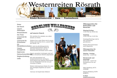 westernreiten-roesrath.de - Reitschule Rösrath