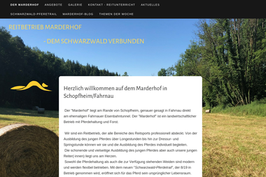 marderhof.de - Reitschule Schopfheim