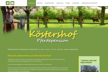 koestershof.com - Reitschule Wesel