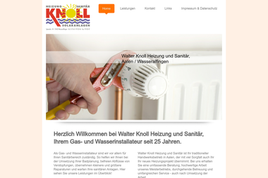 knollhaustechnik.de - Wasserinstallateur Aalen