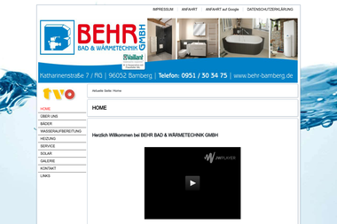 behr-bamberg.de - Wasserinstallateur Bamberg