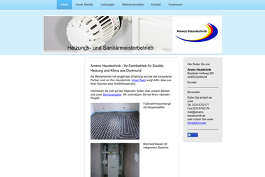 ameco-haustechnik.de - Wasserinstallateur Dortmund