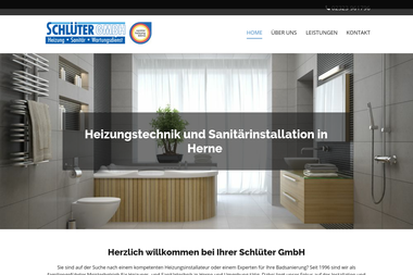 schluetergmbh.com - Wasserinstallateur Herne