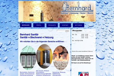bernhard-sanitaer.de - Wasserinstallateur Lörrach