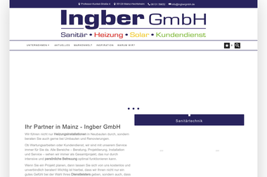 ingbergmbh.de - Wasserinstallateur Mainz