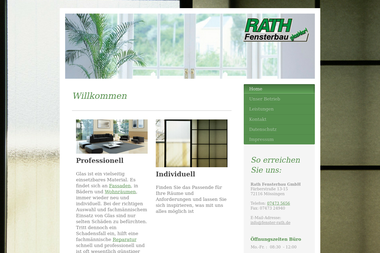 rath-fensterbau.de - Wasserinstallateur Mössingen