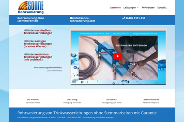 sonne-rohrsanierung.com - Wasserinstallateur Neu-Isenburg