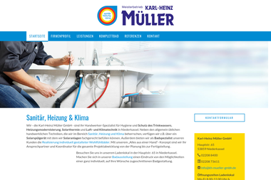 kh-mueller-gmbh.de - Wasserinstallateur Niederkassel