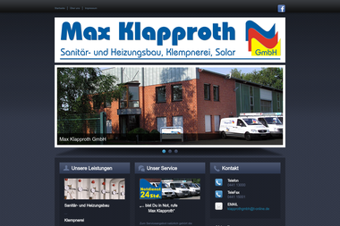 max-klapproth.de - Wasserinstallateur Oldenburg