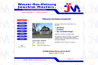 mosters-haustechnik.de - Wasserinstallateur Schwerin