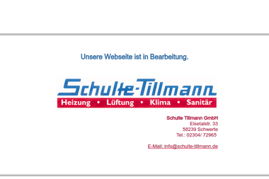 schulte-tillmann.de - Wasserinstallateur Schwerte