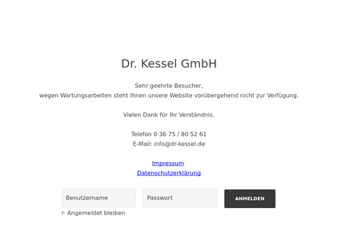 dr-kessel.de - Wasserinstallateur Sonneberg