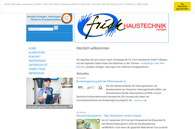 haustechnik-frick.de - Wasserinstallateur Tuttlingen