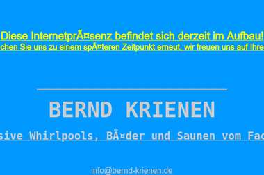 bernd-krienen.de - Wasserinstallateur Viersen